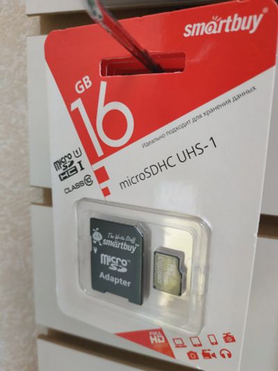 Лот: 11740077. Фото: 1. Карта памяти micro SD SmartBuy... Карты памяти