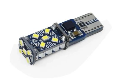 Лот: 24299454. Фото: 1. Лампа 12В Т10 15SMD Белый свет... Оптика и освещение
