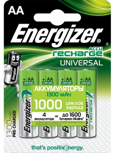 Лот: 15312730. Фото: 1. Аккумулятор Energizer HR06 (1300mah... Батарейки, аккумуляторы, элементы питания