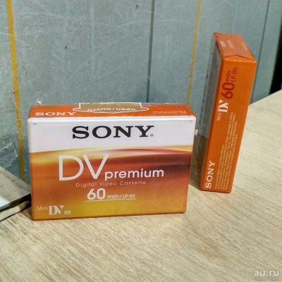 Лот: 13826246. Фото: 1. Кассеты SONY miniDV 2шт новые... Видеозаписи, фильмы