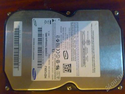 Лот: 467214. Фото: 1. Жесткий диск SAMSUNG 120gb. Неисправен... Жёсткие диски (HDD)