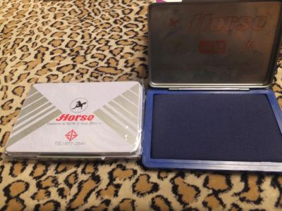 Лот: 4914576. Фото: 1. Штемпельная подушка, 70*100 металл... Печати, штампы, оснастки