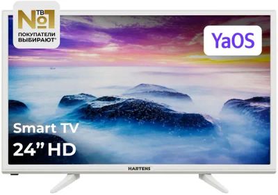 Лот: 22194919. Фото: 1. 24&quot; Телевизор Hartens HTY-24H06W-VZ... Телевизоры