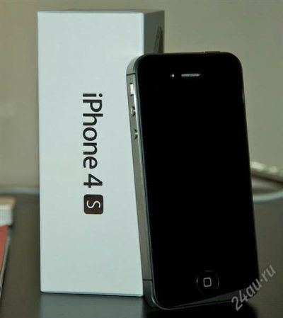 Лот: 2047449. Фото: 1. iPhone 4S 16Gb Черный Полный комплект. Смартфоны