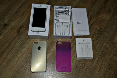 Лот: 5070164. Фото: 1. Apple Iphone 5 16GB White. Смартфоны