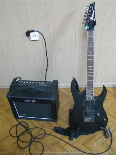 Лот: 1911091. Фото: 1. Гитара Ibanez RG321 + комбик+стойка... Гитары