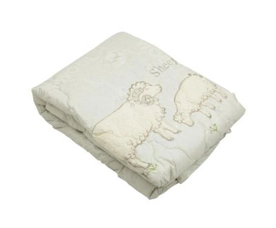 Лот: 12565162. Фото: 1. Одеяло из овечьей шерсти евро... Одеяла, подушки
