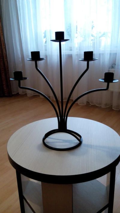 Лот: 8175841. Фото: 1. Шикарный готичный подсвечник... Подсвечники, канделябры