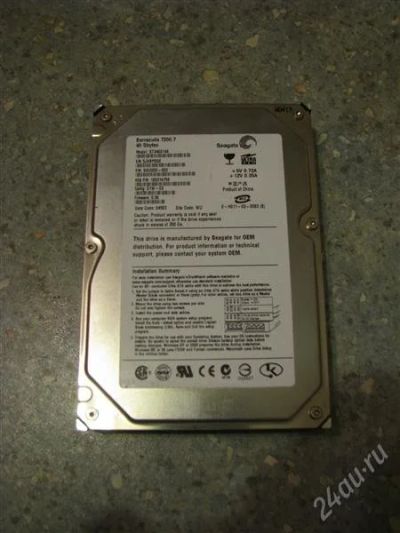 Лот: 2279408. Фото: 1. Жесткий диск (винчестер) Seagate... Жёсткие диски (HDD)