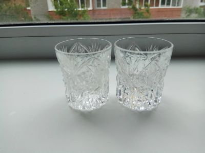 Лот: 16124795. Фото: 1. Рюмка, 6,5 см, 2 шт. Рюмки, стопки