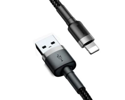 Лот: 20645534. Фото: 1. Кабель Baseus Cafule Cable Lightning-USB... Дата-кабели, переходники