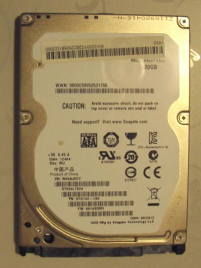 Лот: 6469239. Фото: 1. НеИсПрАвЕН!!! Жесткий диск HDD... Жёсткие диски (HDD)