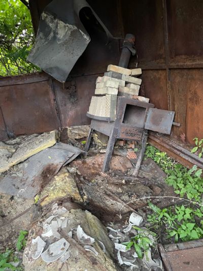 Лот: 24332306. Фото: 1. Печь буржуйка. Камины, печи-камины