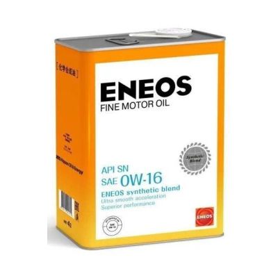Лот: 17028371. Фото: 1. ENEOS FINE MOTOR OIL SN 0W16... Масла, жидкости