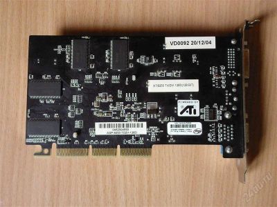 Лот: 2115729. Фото: 1. Видеокарта ATI 9250 128Mb. Видеокарты