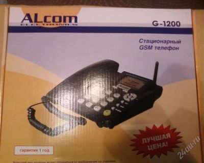 Лот: 1962445. Фото: 1. alcom g-1200 стационарный gsm... Кнопочные мобильные телефоны