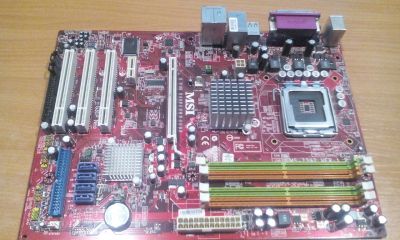 Лот: 4992619. Фото: 1. Материнской плата MSI P31 Neo-F... Материнские платы