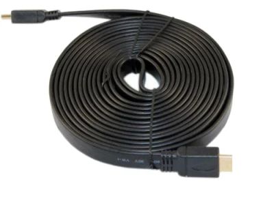 Лот: 11816538. Фото: 1. Качественный HDMI кабель плоский... Шлейфы, кабели, переходники