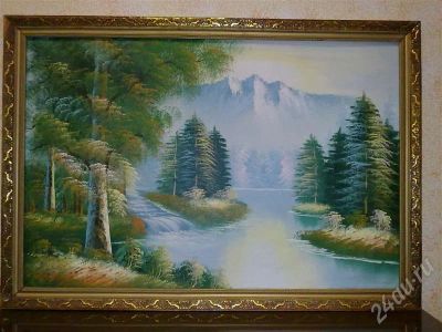 Лот: 643262. Фото: 1. Продам картину (масло на холсте... Аксессуары