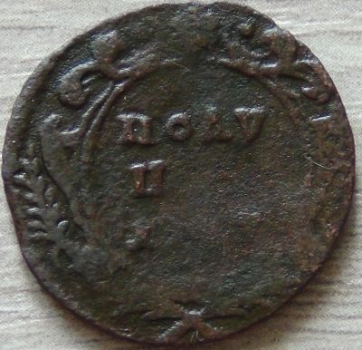 Лот: 5857143. Фото: 1. полушка 1744. Россия до 1917 года