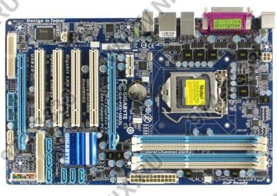 Лот: 3838491. Фото: 1. Gigabyte GA-P55-US3L+ оперативка... Материнские платы