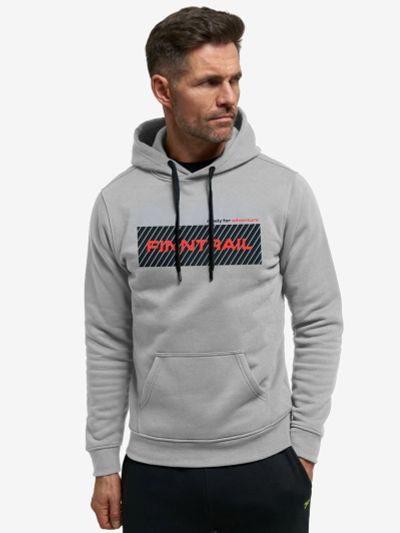Лот: 22429176. Фото: 1. Худи мужское FINNTRAIL Logo, Серый. Другое (спортивная одежда)
