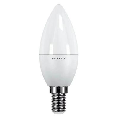 Лот: 24490412. Фото: 1. Светодиодные лампы Ergolux LED-C35-7W-E14-6K... Лампочки