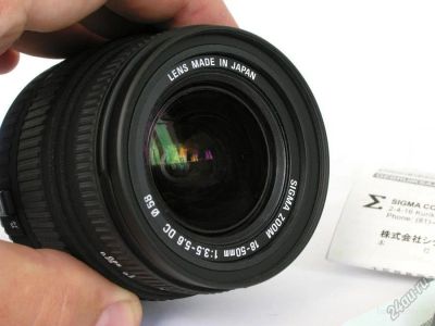 Лот: 5688562. Фото: 1. Sigma af 18-50mm f/3.5-5.6 dc... Объективы
