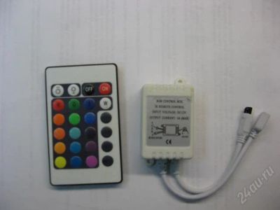 Лот: 2563944. Фото: 1. Контроллер ленты RGB LED10( ИК-пульт... Рекламные материалы и оборудование