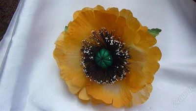 Лот: 1373237. Фото: 1. Брошь-мак. Шарфы, платки