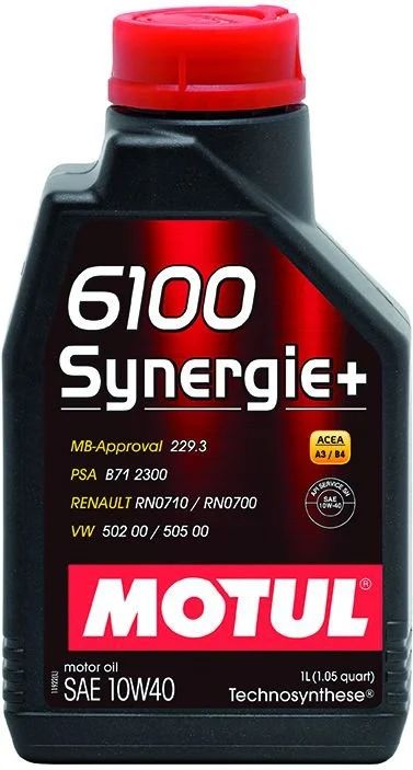 Лот: 12608194. Фото: 1. Motul 6100 Synergie+ Sae 10W-40... Масла, жидкости