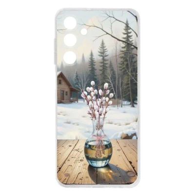 Лот: 25134911. Фото: 1. Чехол Krutoff Clear Case "Верба... Чехлы, бамперы