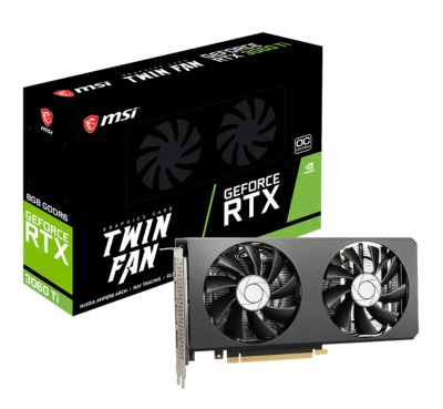 Лот: 19206919. Фото: 1. GeForce RTX 3060 Ti TWIN FAN 8G... Видеокарты