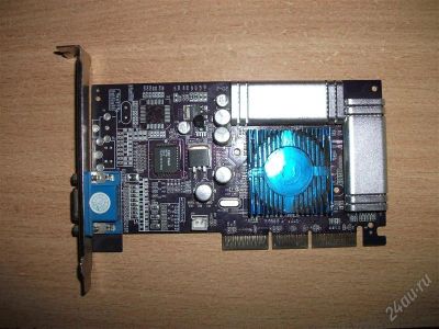 Лот: 985476. Фото: 1. Nvidia geforce2 mx400 (64m). Видеокарты