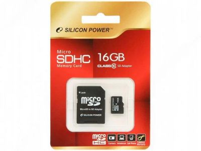 Лот: 3621443. Фото: 1. Micro SD / SD HC 16 GB Карта памяти... Карты памяти