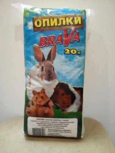 Лот: 16257419. Фото: 1. Опилки Brava (20 л). Миски, лотки, наполнители