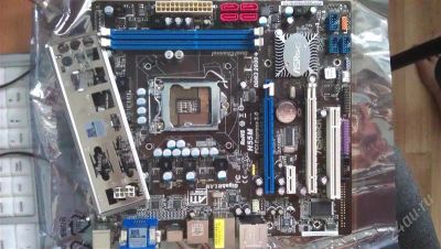 Лот: 1720689. Фото: 1. ASRock H55M. Материнские платы