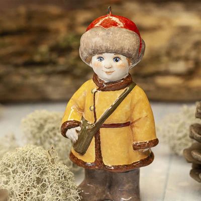 Лот: 25735330. Фото: 1. Елочная игрушка Ярославская Керамическая... Гирлянды, шарики, новогодние аксессуары