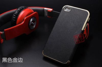 Лот: 3591198. Фото: 1. Чехол для iPhone 4 4S (черный... Чехлы, бамперы