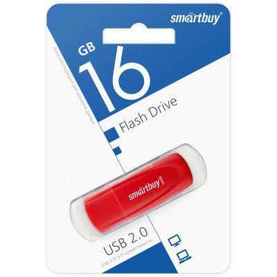 Лот: 20679687. Фото: 1. 16GB накопитель Smartbuy Scout... USB-флеш карты