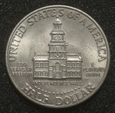Лот: 23491774. Фото: 1. 50 центов 1976 года. США ("D... Америка