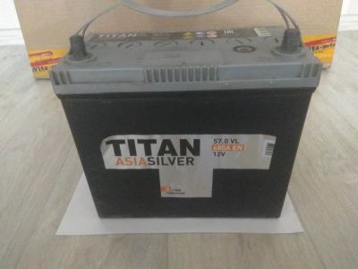 Лот: 17091756. Фото: 1. Аккумулятор б/у Titan AsiaSilver... Аккумуляторы