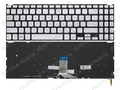 Лот: 24843030. Фото: 1. Клавиатура для Asus X515EA серебро... Клавиатуры для ноутбуков