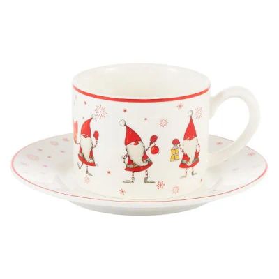 Лот: 24597454. Фото: 1. Чайная пара Gipfel Christmas... Кружки, стаканы, бокалы
