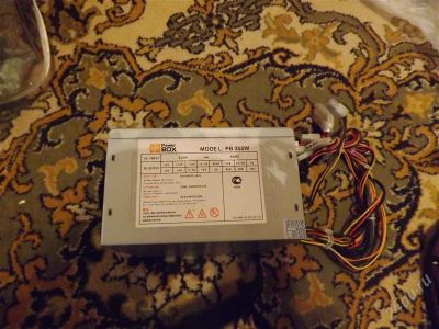 Лот: 2686745. Фото: 1. Блок питания 350Вт "PowerBOX PB350W... Корпуса, блоки питания