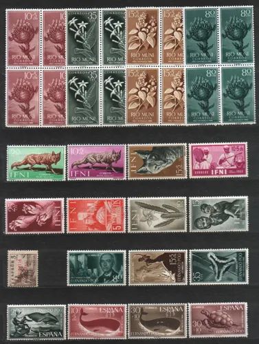 Лот: 25783101. Фото: 1. Испанские Ифни,Рио Муни,Фернандо... Марки