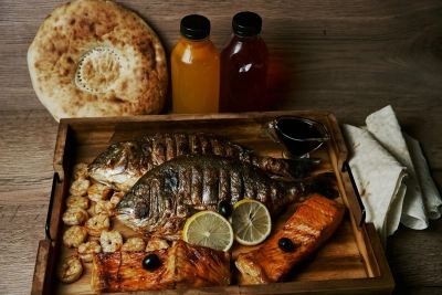 Лот: 24583394. Фото: 1. Набор шашлыков 5. Морепродукты. Еда на заказ