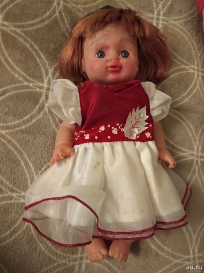 Лот: 15673779. Фото: 1. Кукла говорящая в платье. Куклы и аксессуары