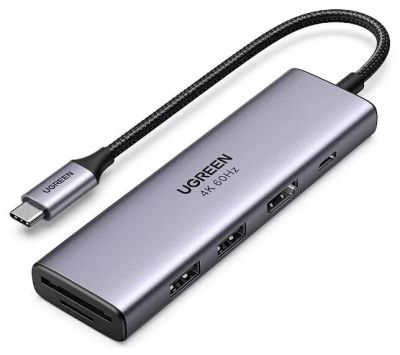 Лот: 24848665. Фото: 1. USB-хаб UGREEN USB-C Multifunction... USB хабы