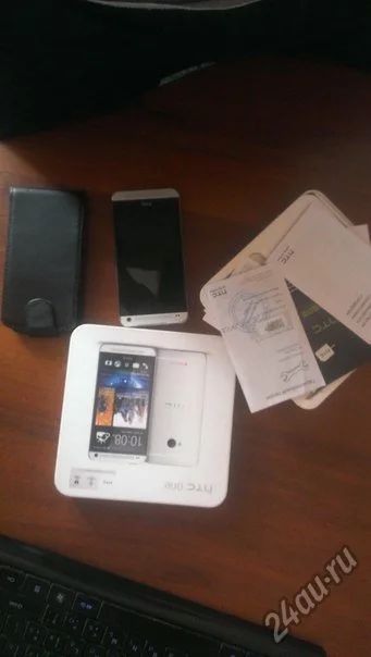 Лот: 5526606. Фото: 1. HTC ONE (M7) 32гб. полный комплект... Смартфоны
